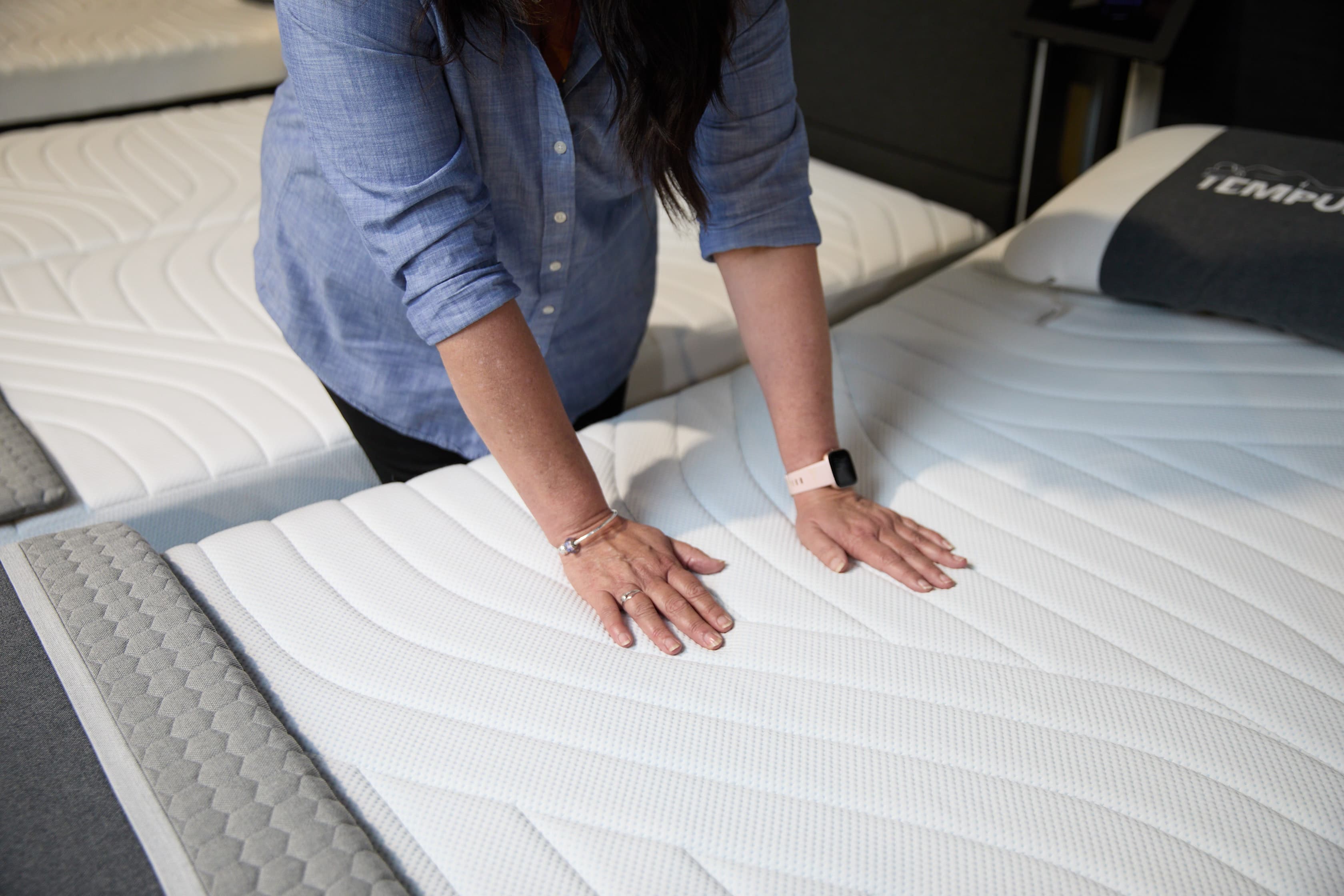in store mattress feel