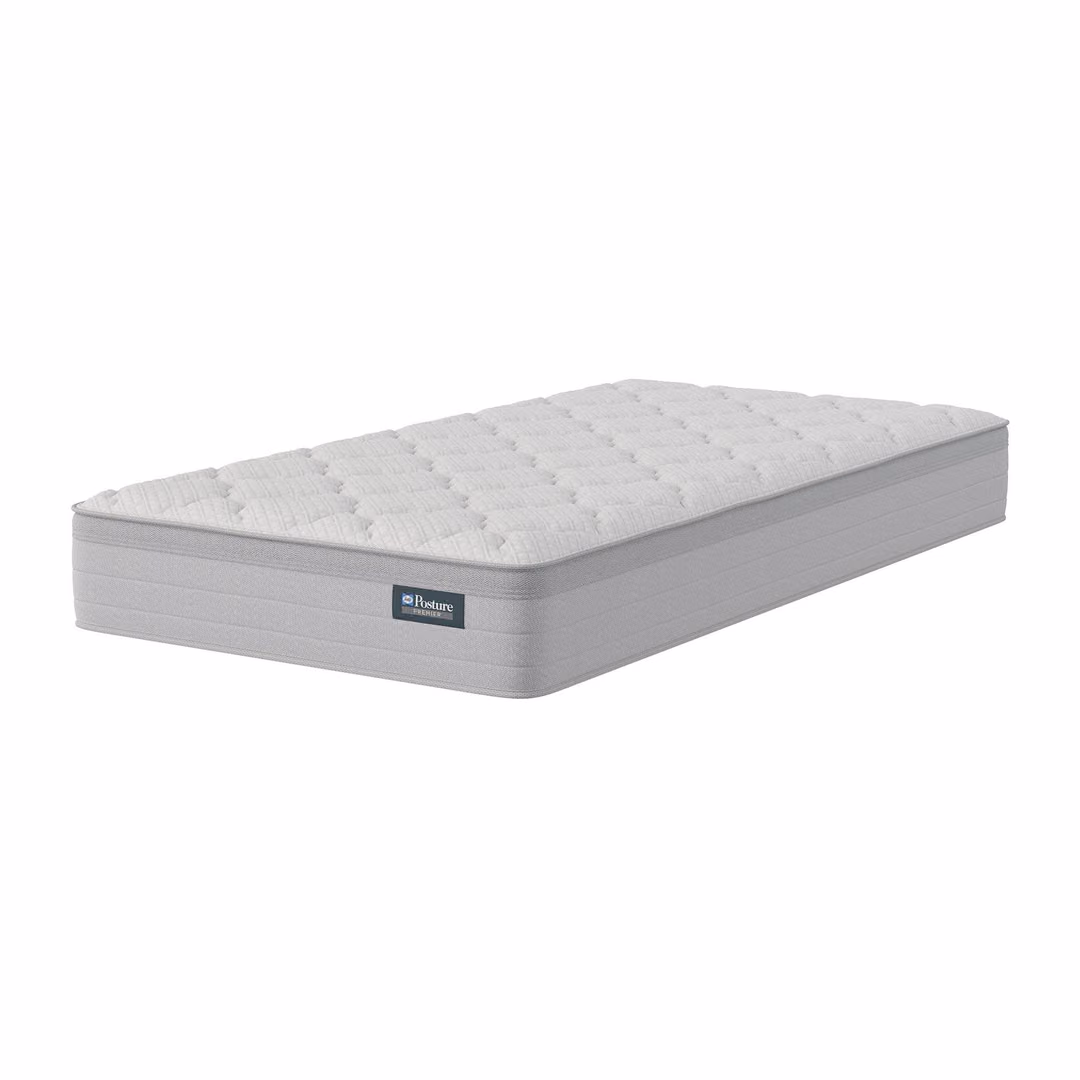 Long single mattress in a bedroom setting
