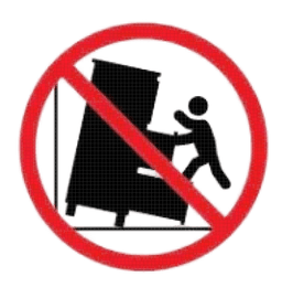 Do not let children climb on this furniture