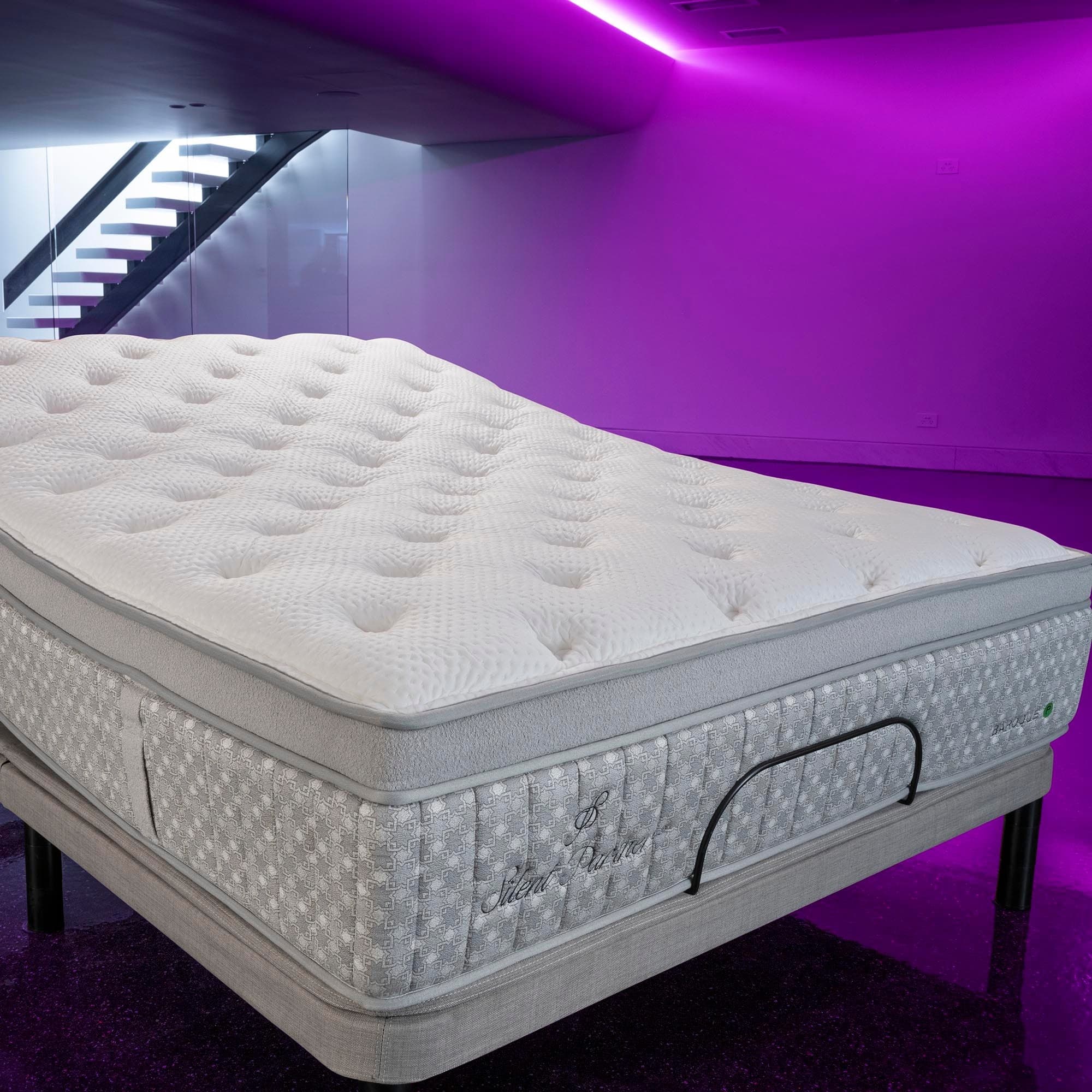 Lifestyle image of the Silent Partner Baroque Articulated Mattress, Plush from Forty Winks