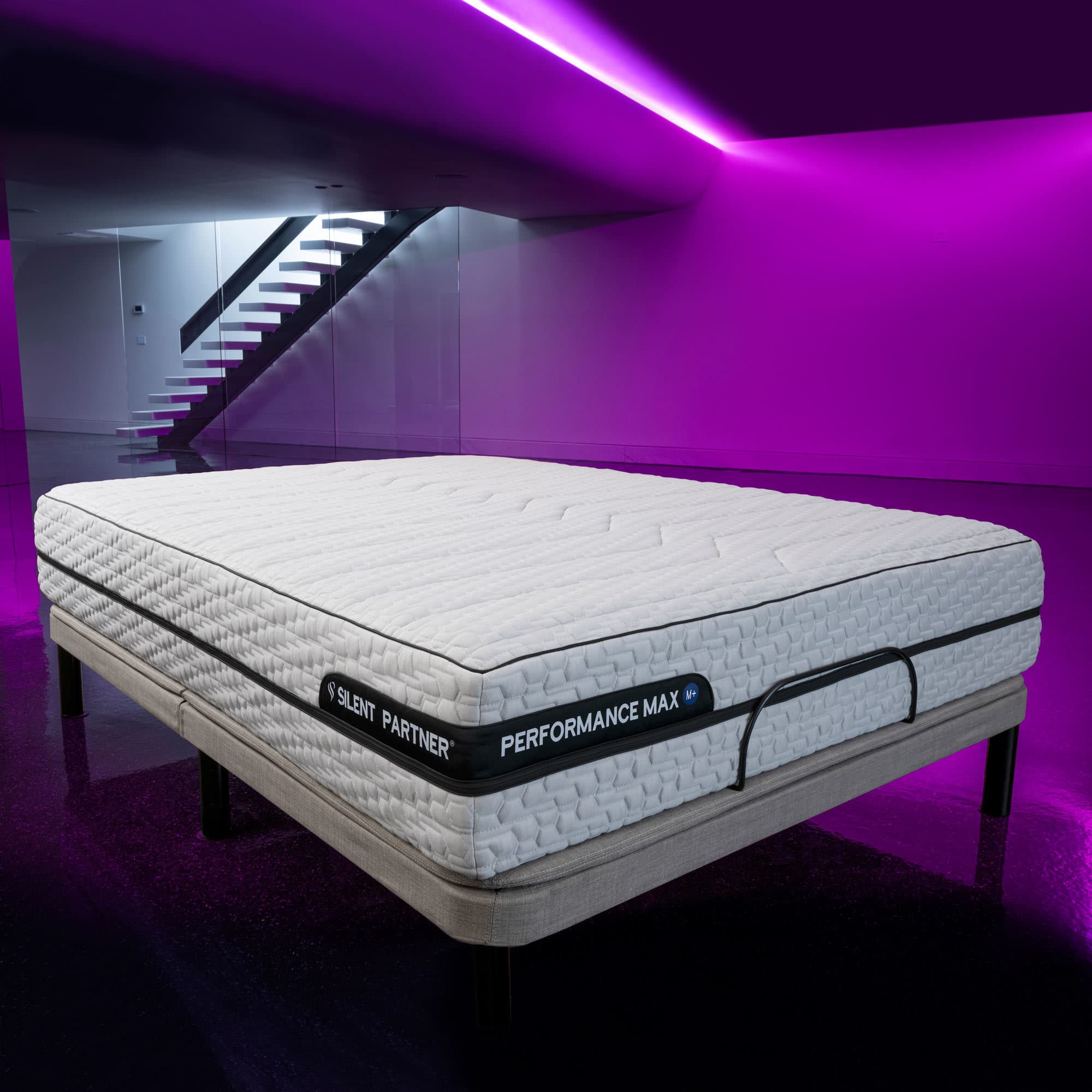 Lifestyle image of the Silent Partner Performance Max Mk2 Mattress, Medium from Forty Winks