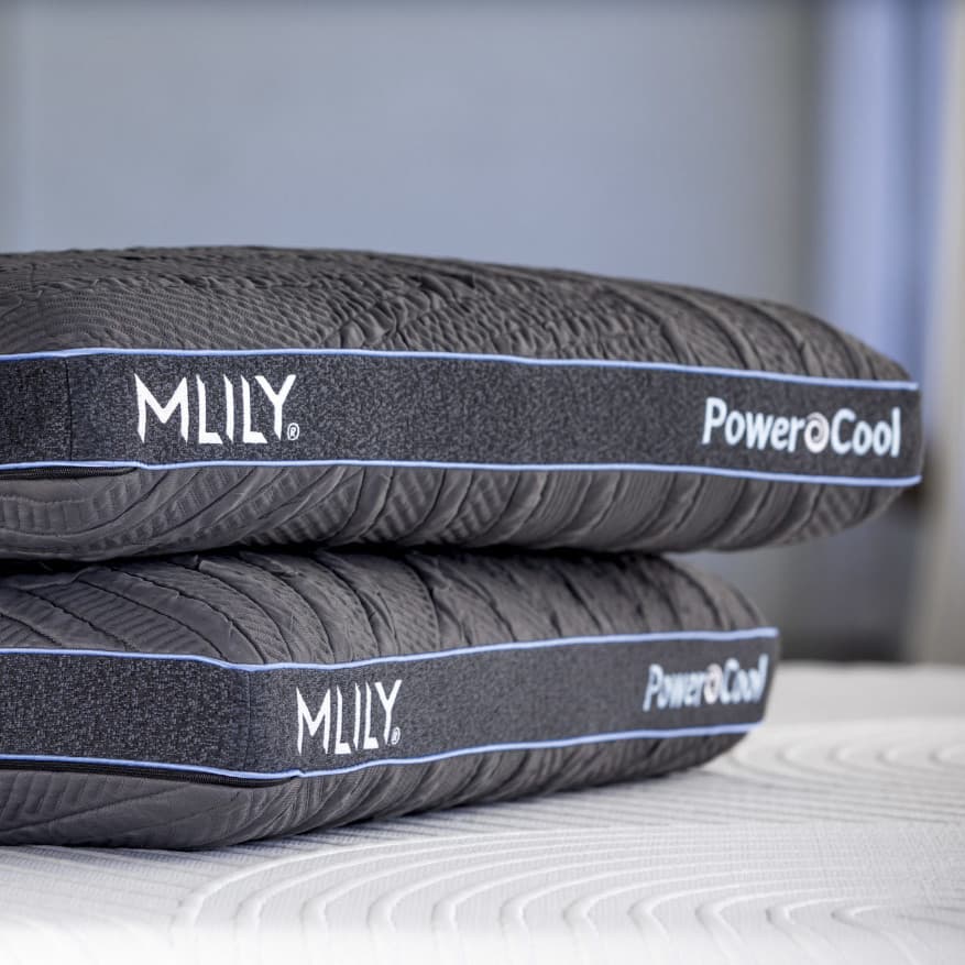 Lifestyle image of the Mlily Powercool Pillow from Forty Winks