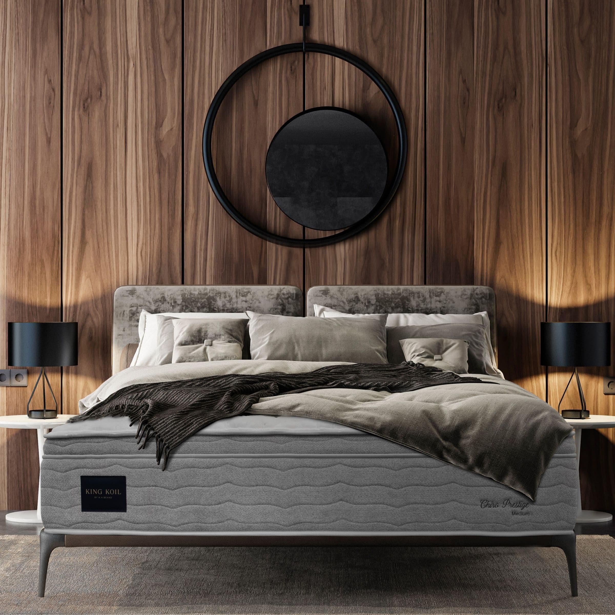 Lifestyle image of the King Koil Chiro Prestige Mattress, Super Firm from Forty Winks