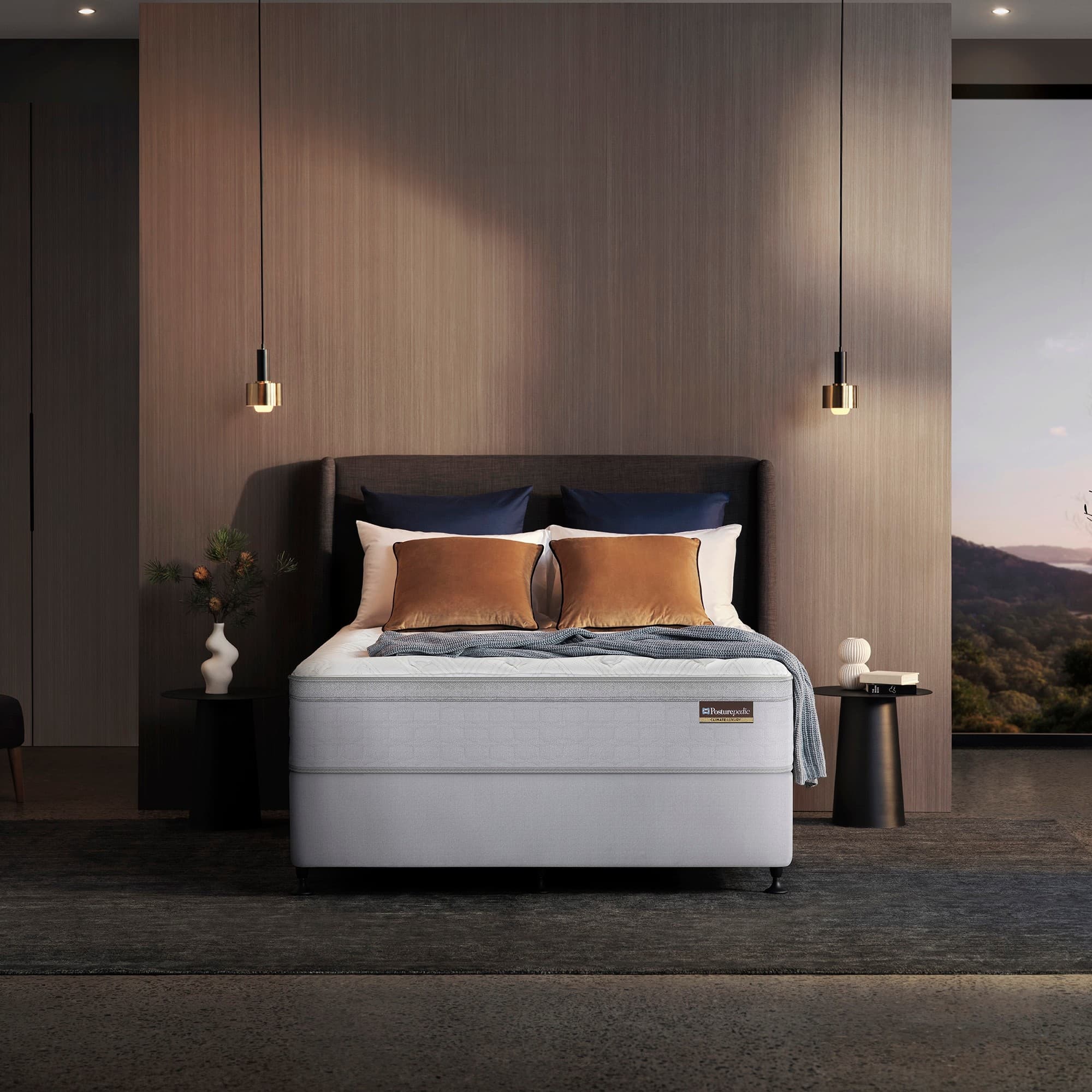 Lifestyle image of the Sealy Posturepedic Climate Luxury Glacier Mattress, Medium from Forty Winks