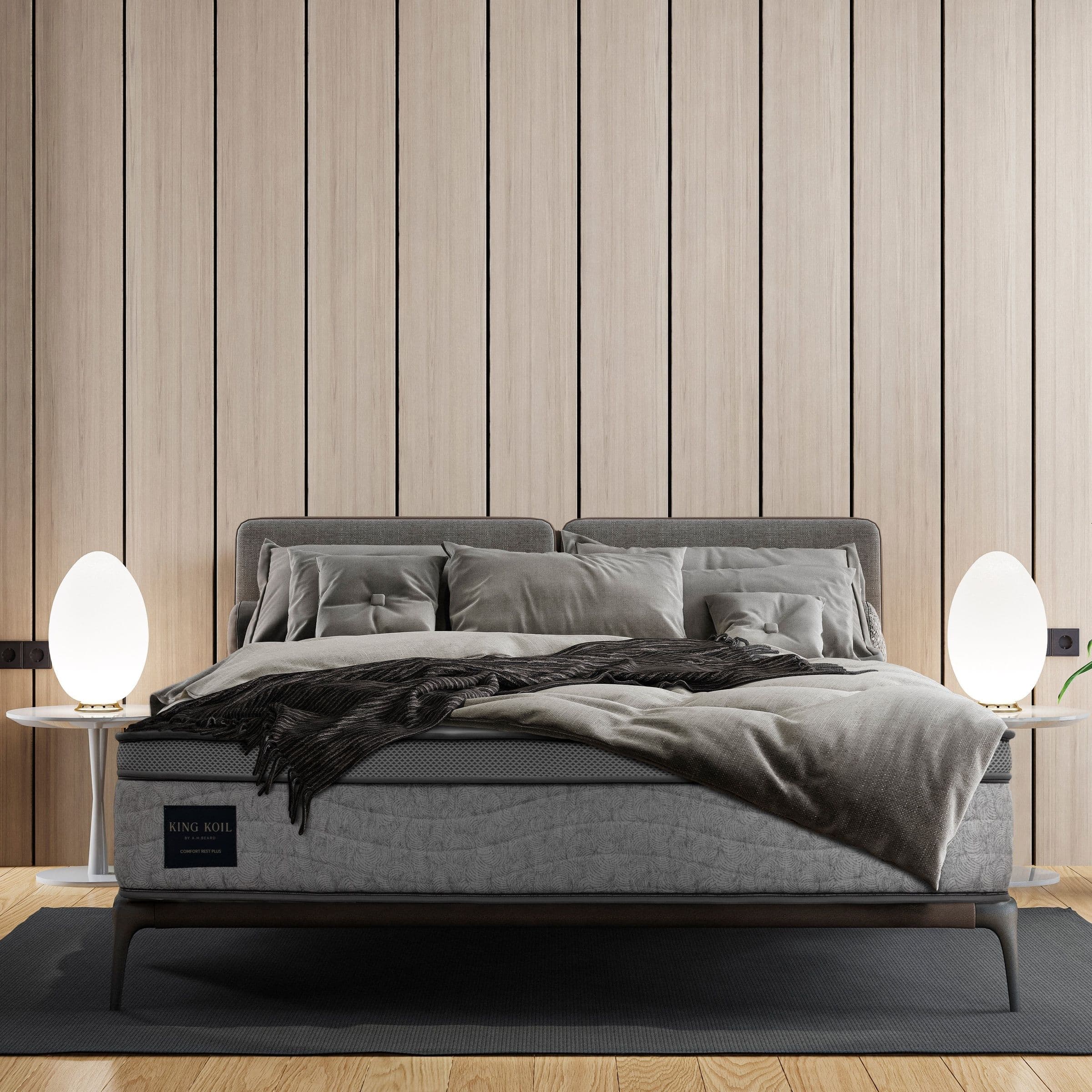 Lifestyle image of the King Koil Comfort Rest Plus Mattress, Medium from Forty Winks