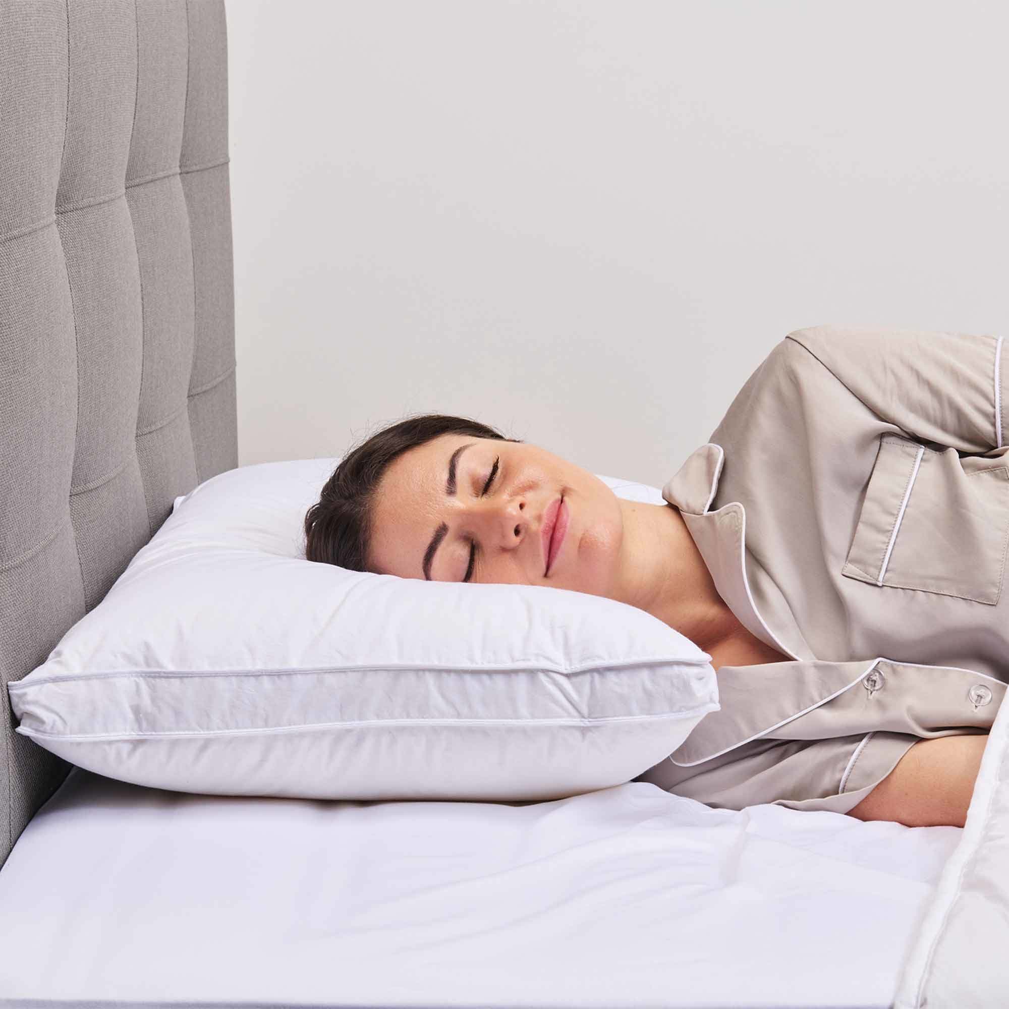 Lifestyle image of the Bambi Goose Down Surround Pillow from Forty Winks