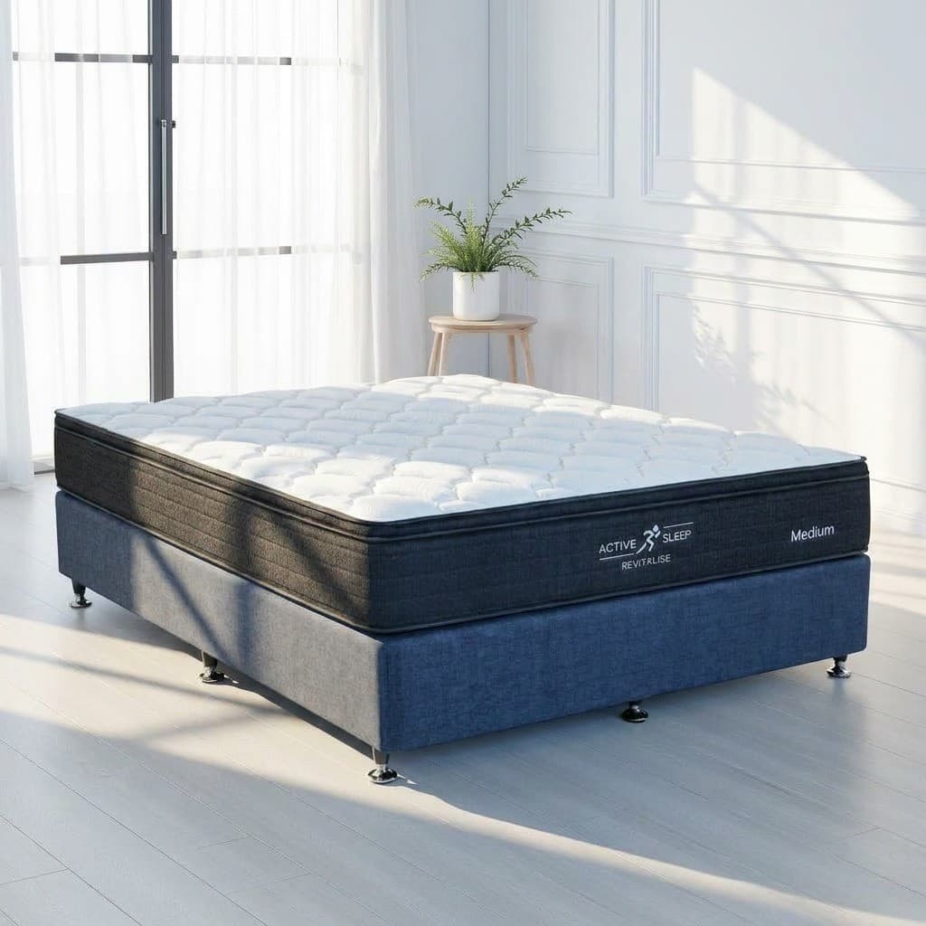 Lifestyle image of the Active Sleep Revitalise Mattress, Medium from Forty Winks
