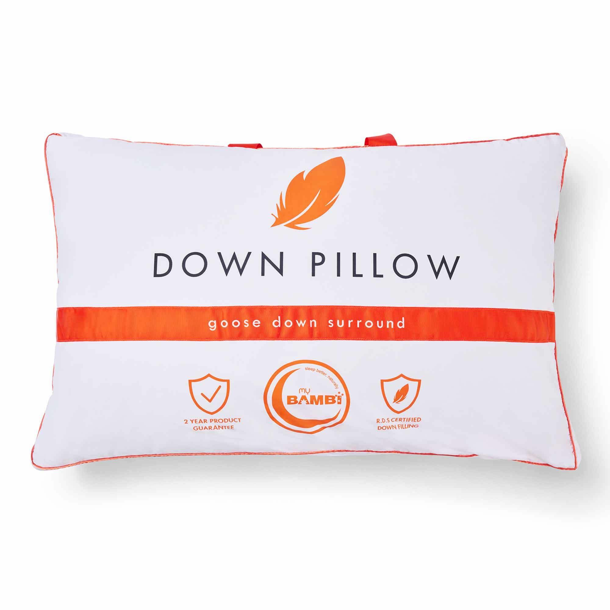Product image of the Bambi Goose Down Surround Pillow from Forty Winks