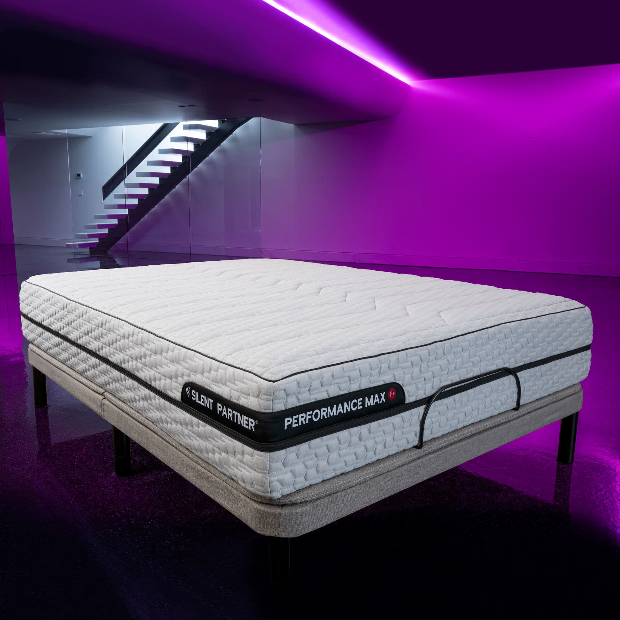 Lifestyle image of the Silent Partner Performance Max Mk2 Mattress, Firm from Forty Winks