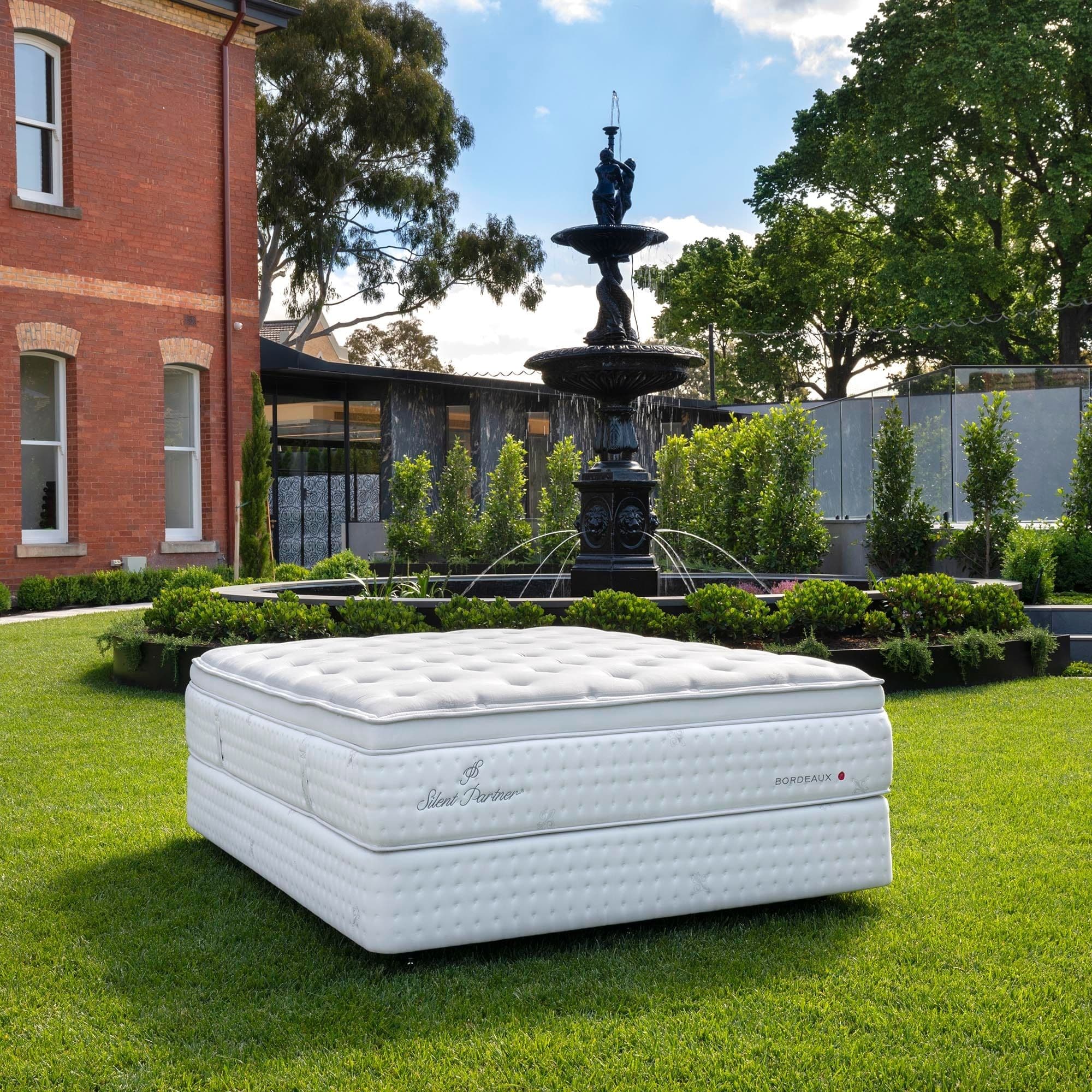 Lifestyle image of the Silent Partner Bordeaux Mattress, Firm from Forty Winks