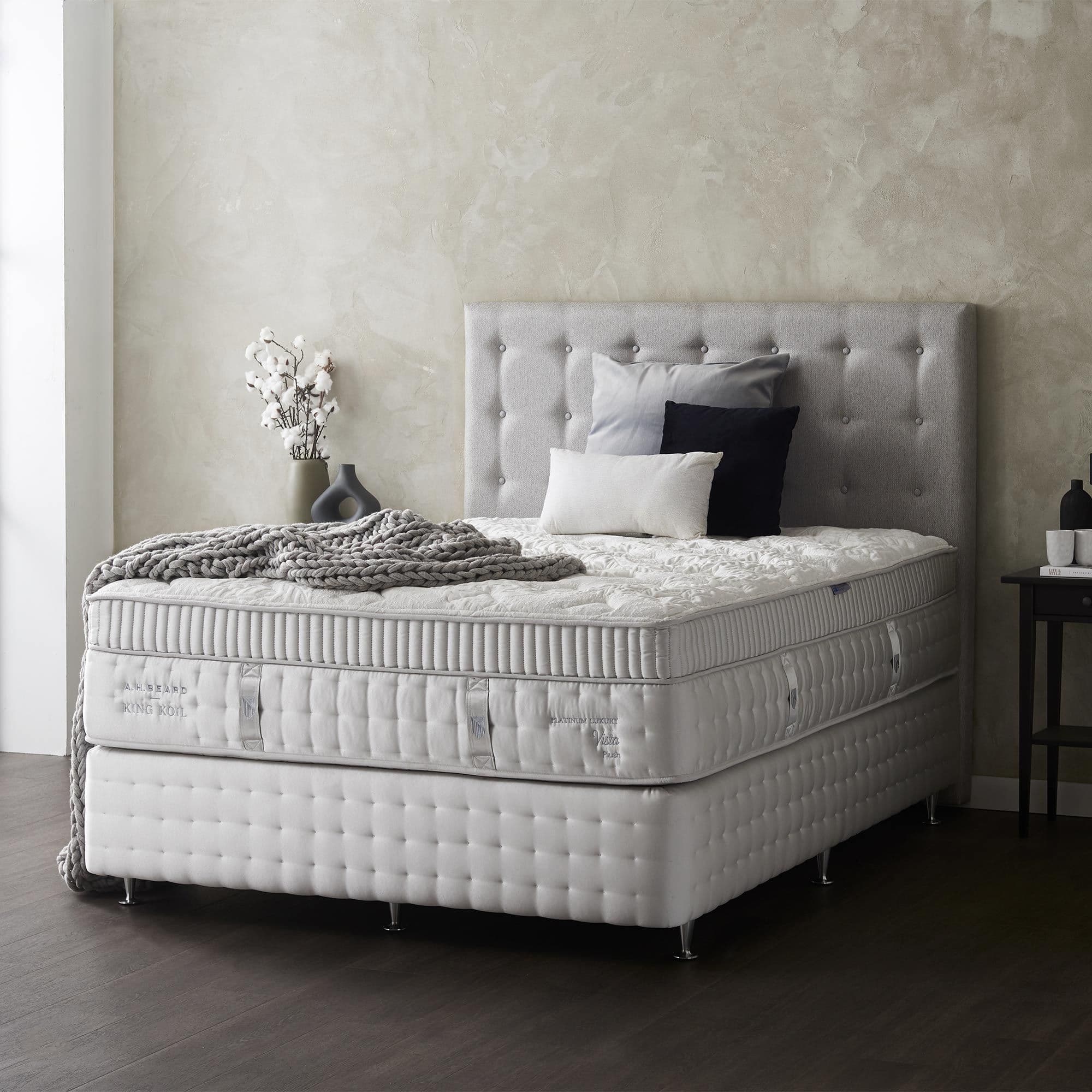 Lifestyle image of the King Koil Platinum Luxury Vista Mattress, Plush from Forty Winks
