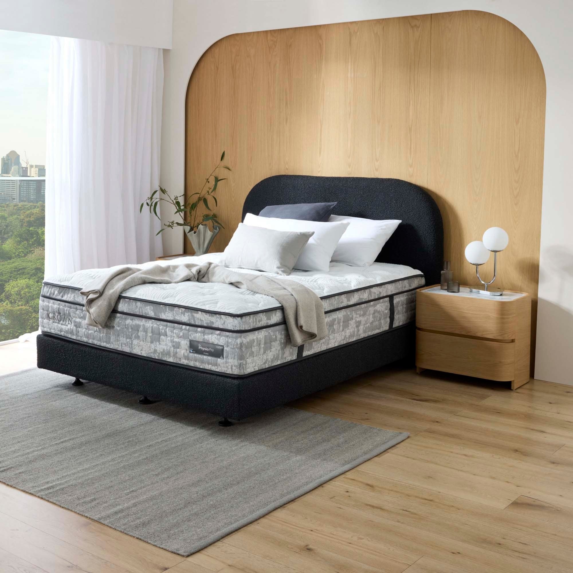 Lifestyle image of the Crown Posture Bedding Physio Pro Mattress, Plush from Forty Winks