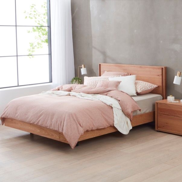 Lifestyle image of the Gap X Bed Frame, Native from Forty Winks