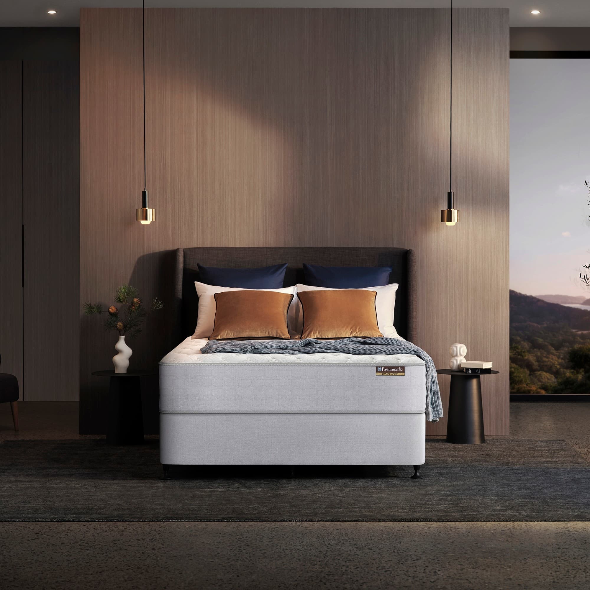 Lifestyle image of the Sealy Posturepedic Climate Luxury Glacier Mattress, Ultra Firm from Forty Winks
