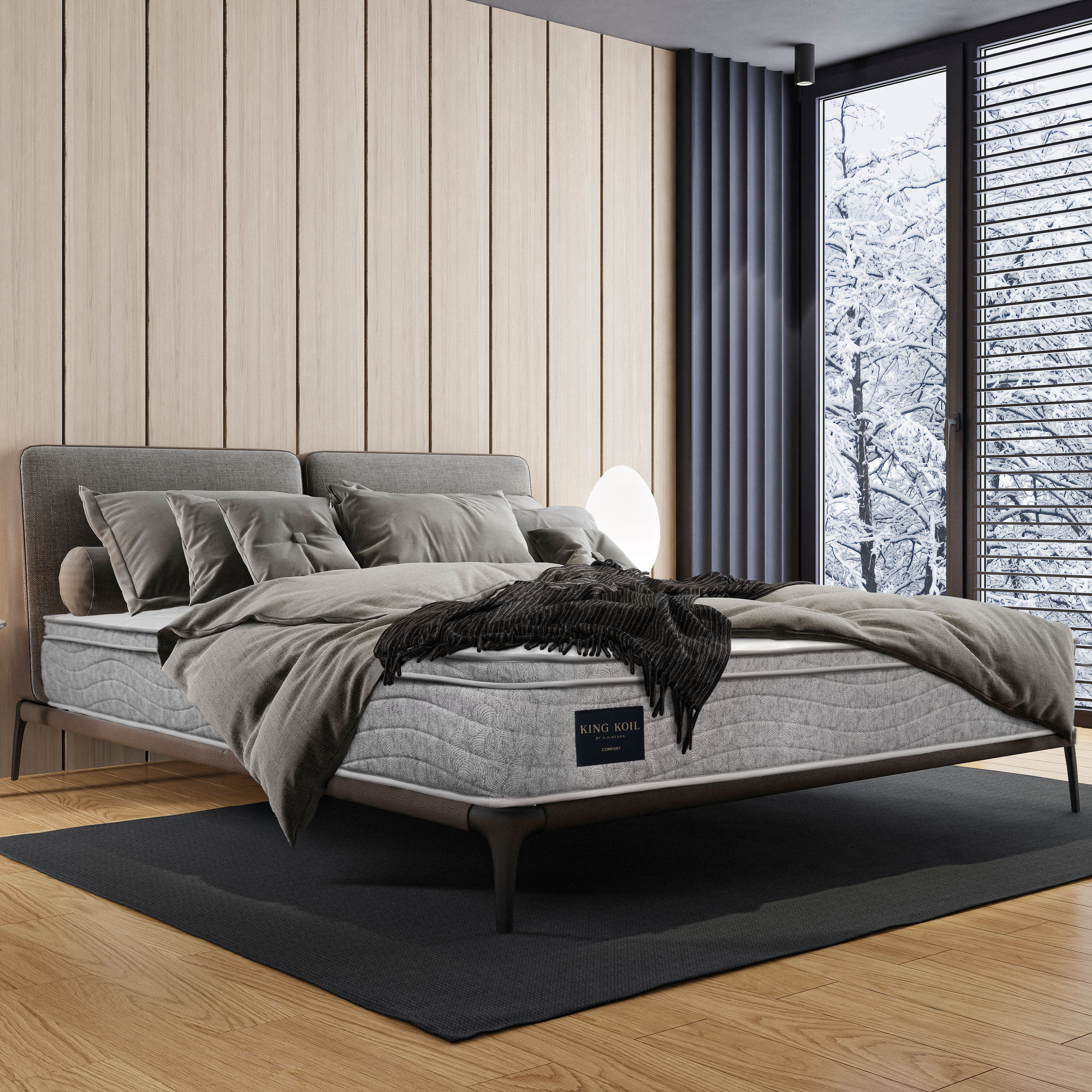 Lifestyle image of the King Koil Comfort Mattress, Medium from Forty Winks
