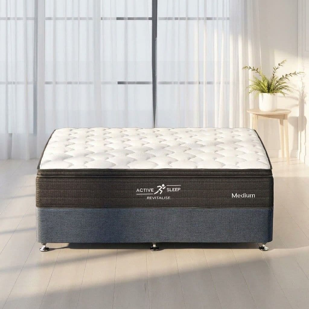 Lifestyle image of the Active Sleep Revitalise Mattress, Medium from Forty Winks