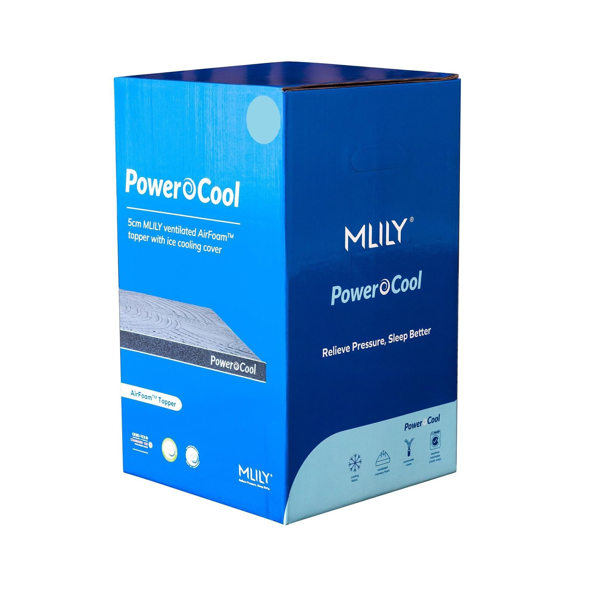 Product image of the Mlily Powercool Mattress Topper, Queen from Forty Winks
