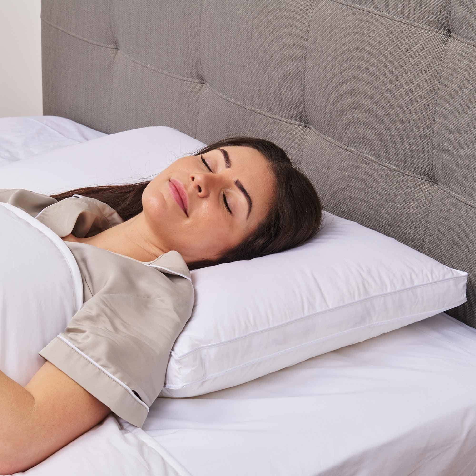 Lifestyle image of the Bambi Goose Down Surround Pillow from Forty Winks