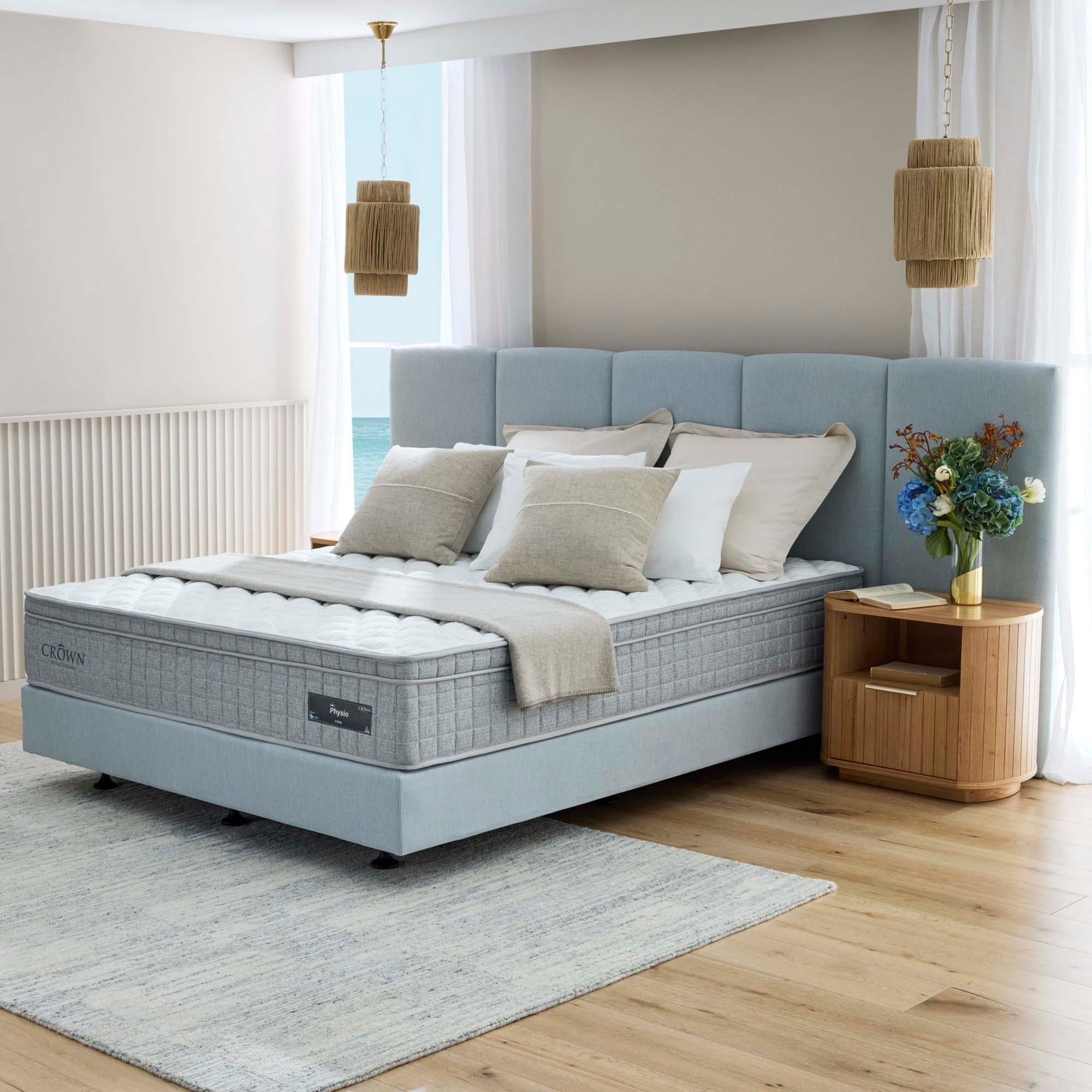 Lifestyle image of the Crown Posture Bedding Physio Mattress, Firm from Forty Winks