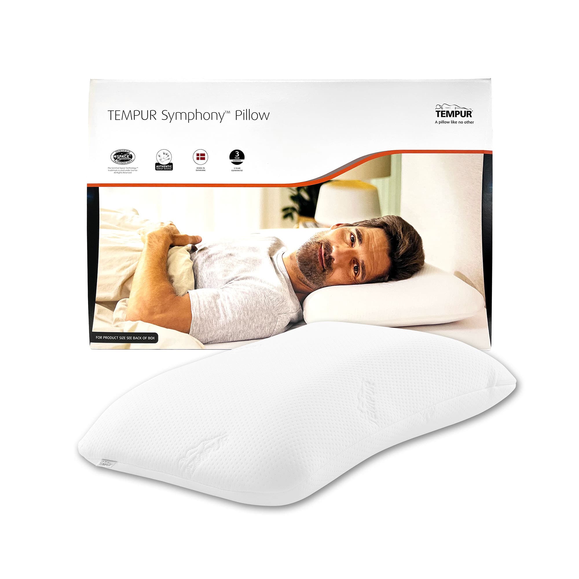 Product image of the Tempur Symphony Pillow, White from Forty Winks